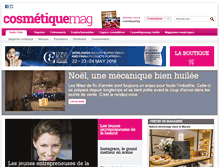 Tablet Screenshot of cosmetiquemag.fr